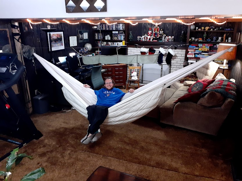 Indoor hammock stand