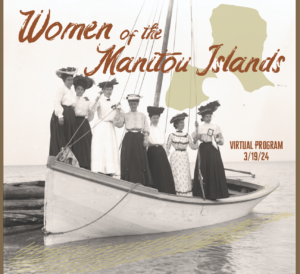 women on boat manitou islands